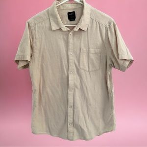 Dotted Shor Sleeve Button Down Shirt